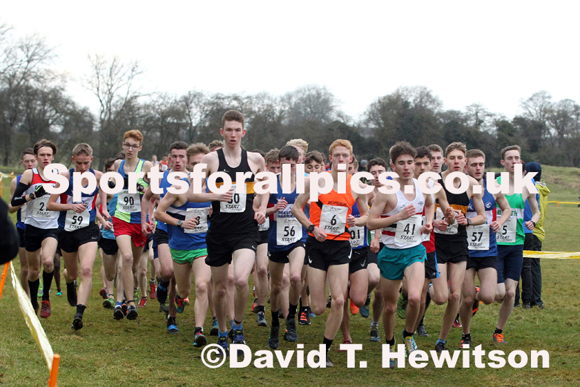 Junior mens Northern Cross Country Champs., Camp Hill Estate, Kirklington.  Photo: David T. Hewitson/Sports for All Pics